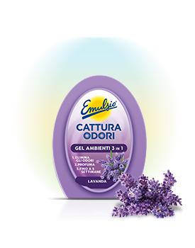 CatturaOdori Gel Ambienti 3in1 Lavanda